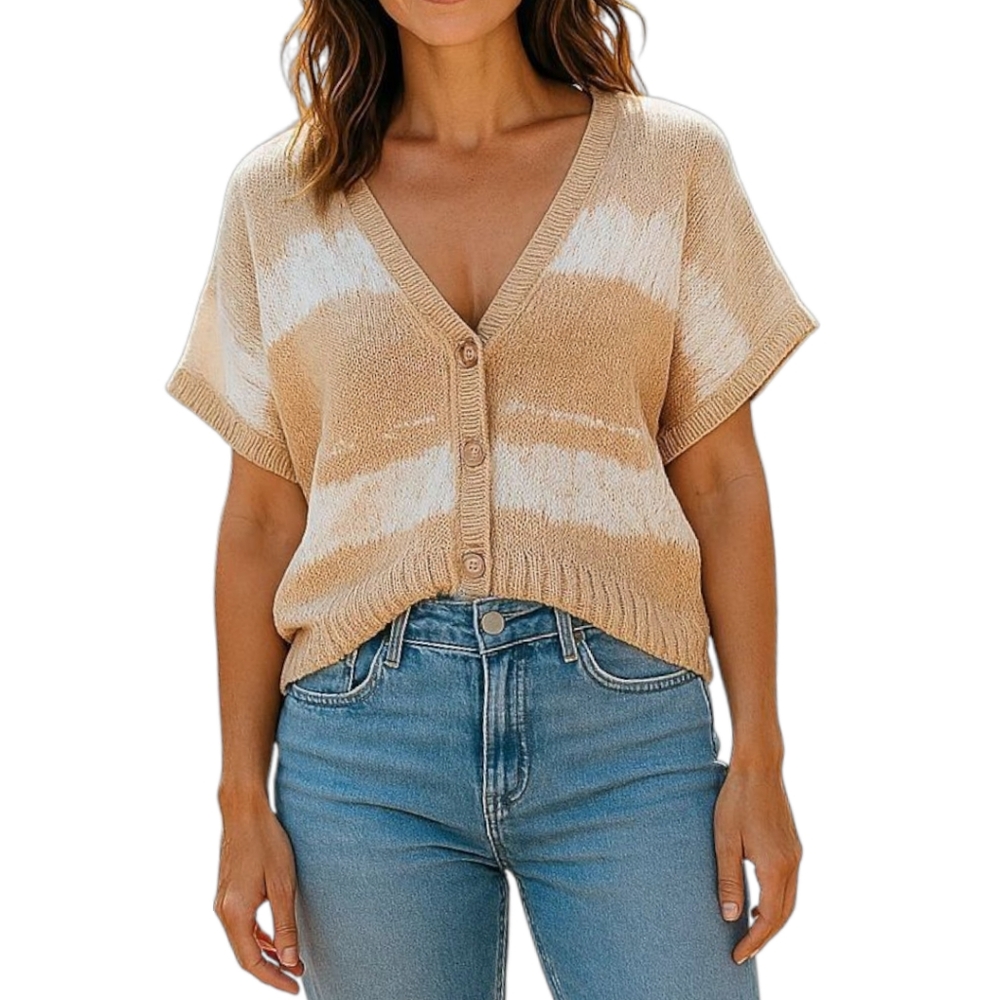 Peserico Italy Sequin Stripe Knit Cardigan Sweater NWT - Picture 14 of 14